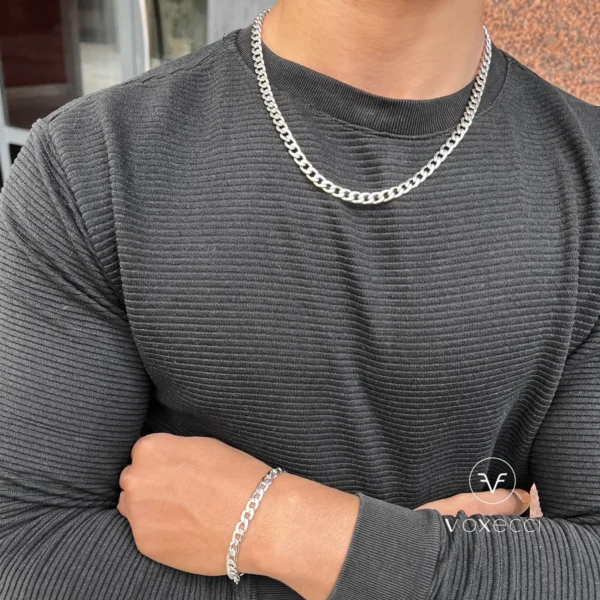 Ensemble de Cuban Chain & Cuban Bracelet