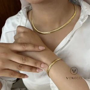 Ensemble de Golden Radco Chain & Bracelet